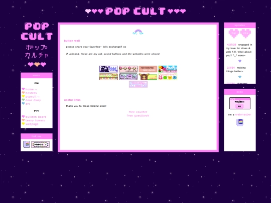 links screenshot