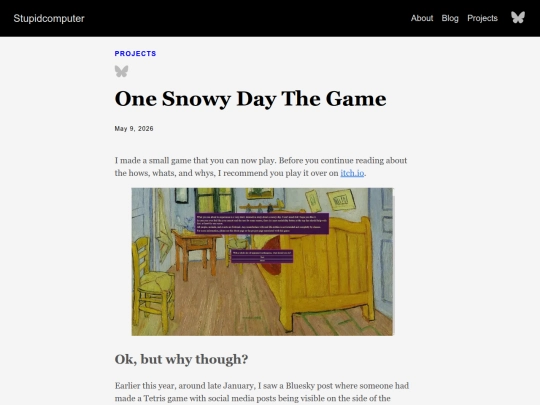 projects/onesnowyday screenshot