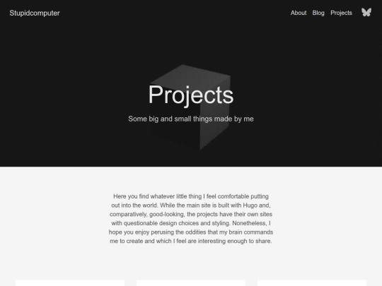 projects/page/1 screenshot