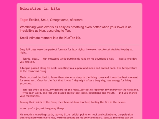 fanfics/AdorationInBits/Chapters screenshot