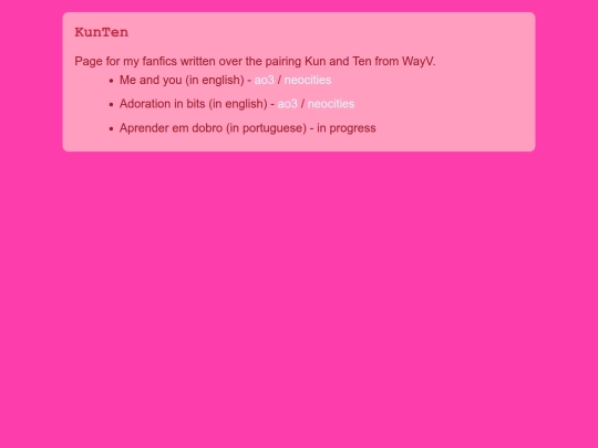 fanfics/kunten screenshot