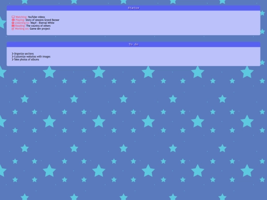 links screenshot