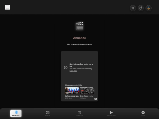 Acceuil screenshot