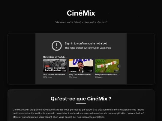 cinémix screenshot