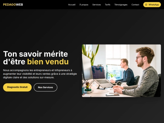 pedagoweb screenshot