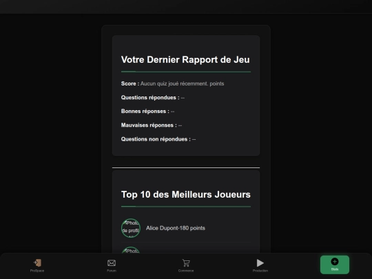 statistique screenshot