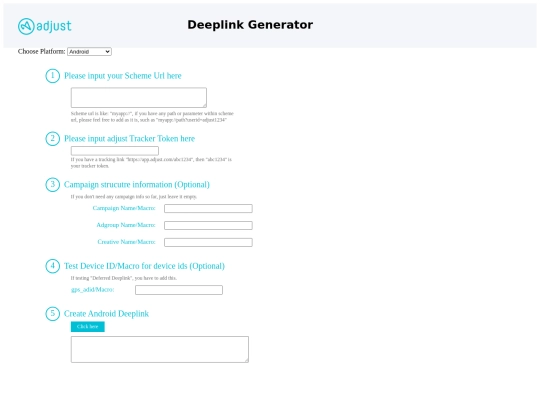 deeplink_generator screenshot