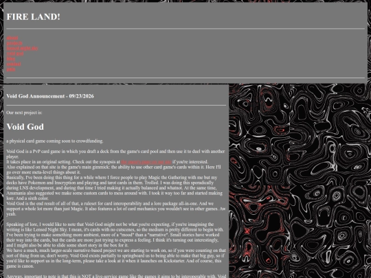 blog/void screenshot