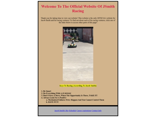jsmithracing screenshot