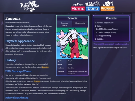 lore/emronia screenshot