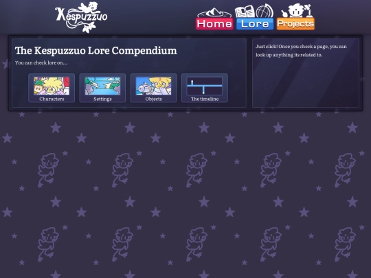 lore/lorehub screenshot