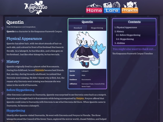 lore/quentin screenshot