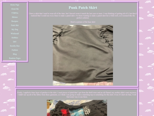 DIYS/punkpatchskirt screenshot
