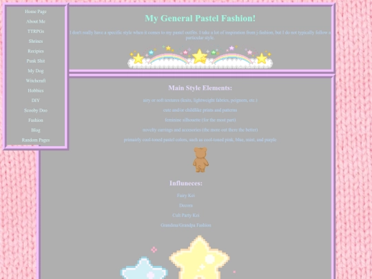 fashion pages/pastels screenshot