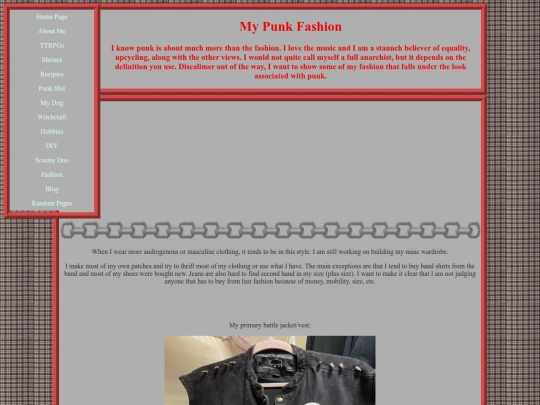 fashion pages/punk screenshot