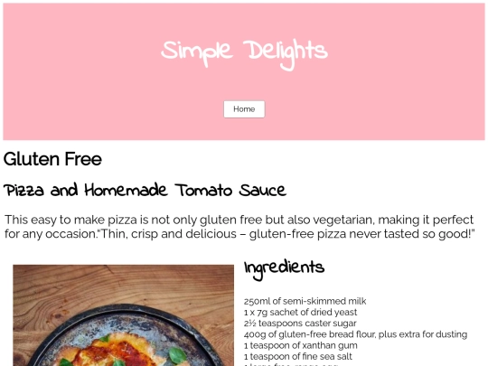 pages/glutenfree screenshot