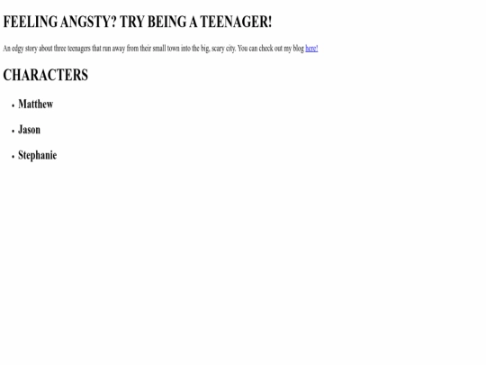 index screenshot