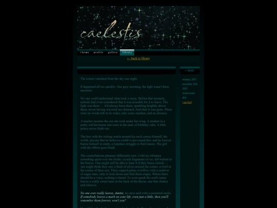 library/caelestis screenshot