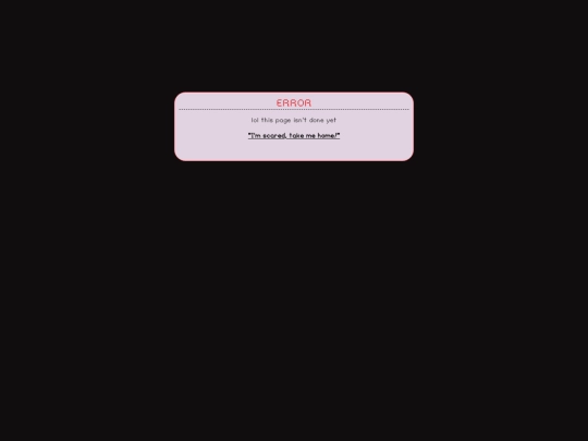 error screenshot