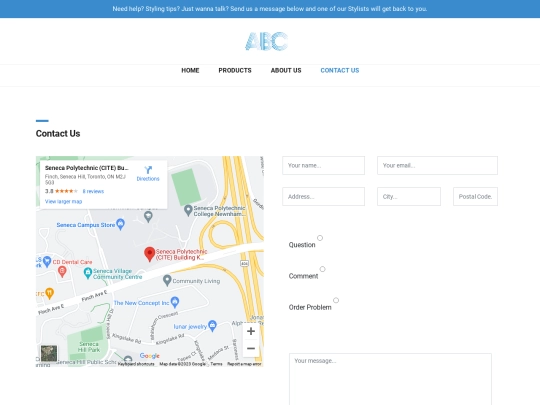 contact screenshot