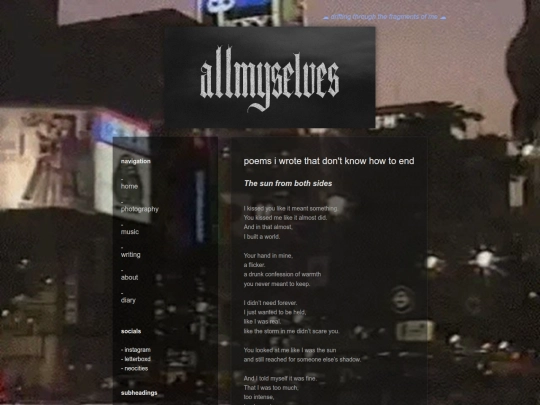 poetry screenshot