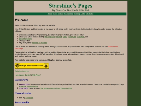 index screenshot