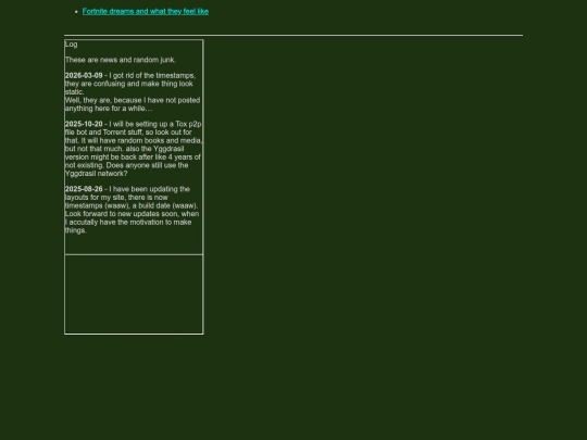 garden/tags/dream-existentialism screenshot