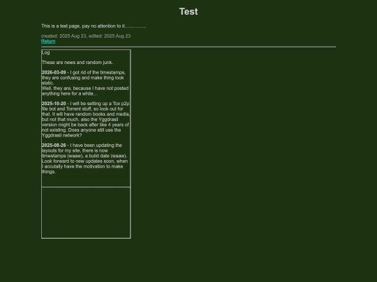 garden/test screenshot