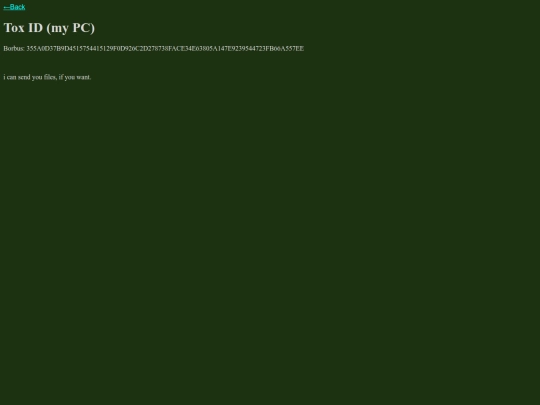 toxId screenshot