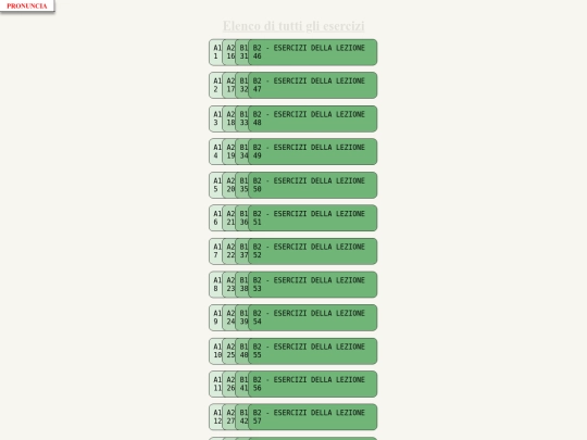 esercizi screenshot
