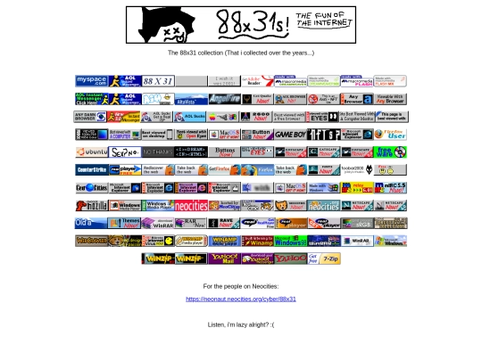 88x31s screenshot