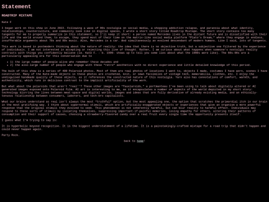 rtmt/showstatement screenshot