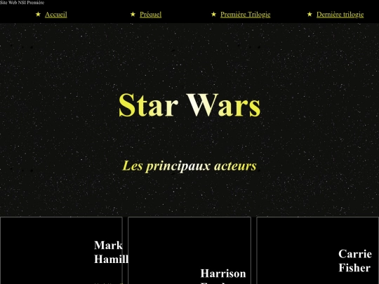 Principauxacteurs screenshot
