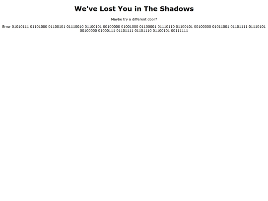 not_found screenshot