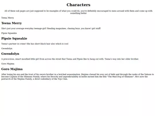 rarebit-1.5/characters screenshot