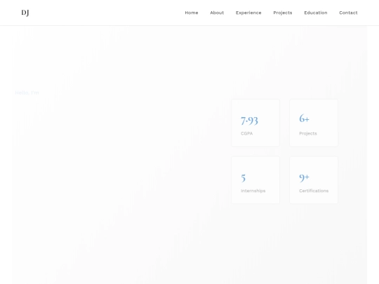 potfolio screenshot