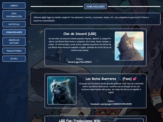 comunidades screenshot