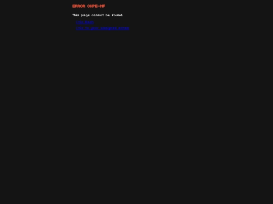 not_found screenshot