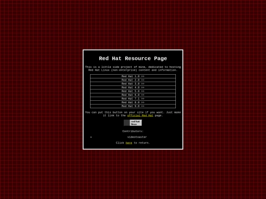redhat screenshot