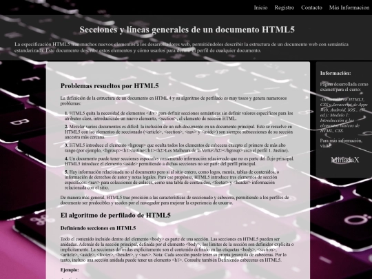 index screenshot