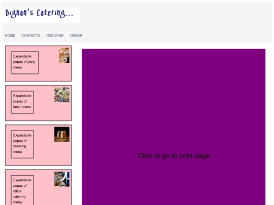 MenuPage screenshot
