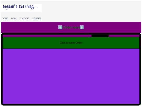 Orderpage screenshot