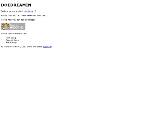 index screenshot