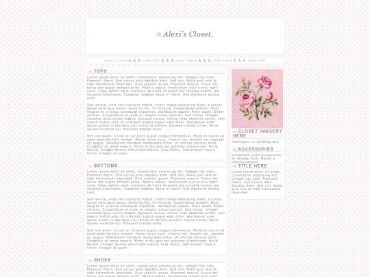 Alexiscloset screenshot