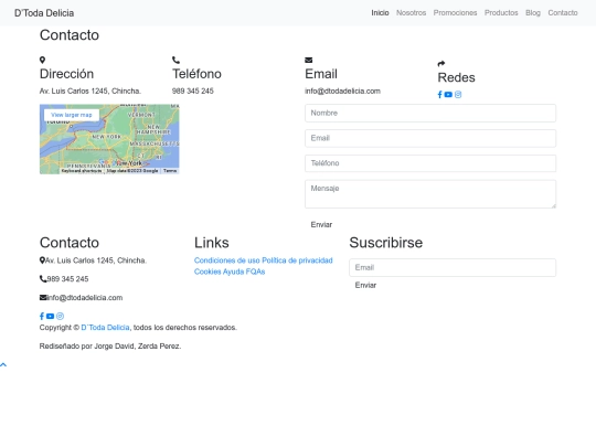 Contacto screenshot