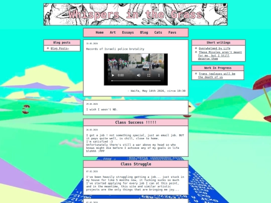 blog screenshot