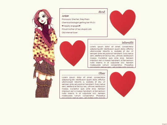 aboutme screenshot