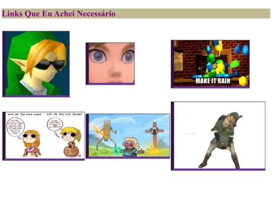 links screenshot