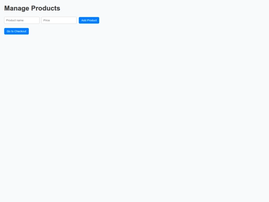 products screenshot