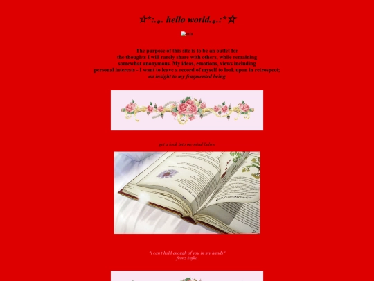 welcome page/welcomepage screenshot